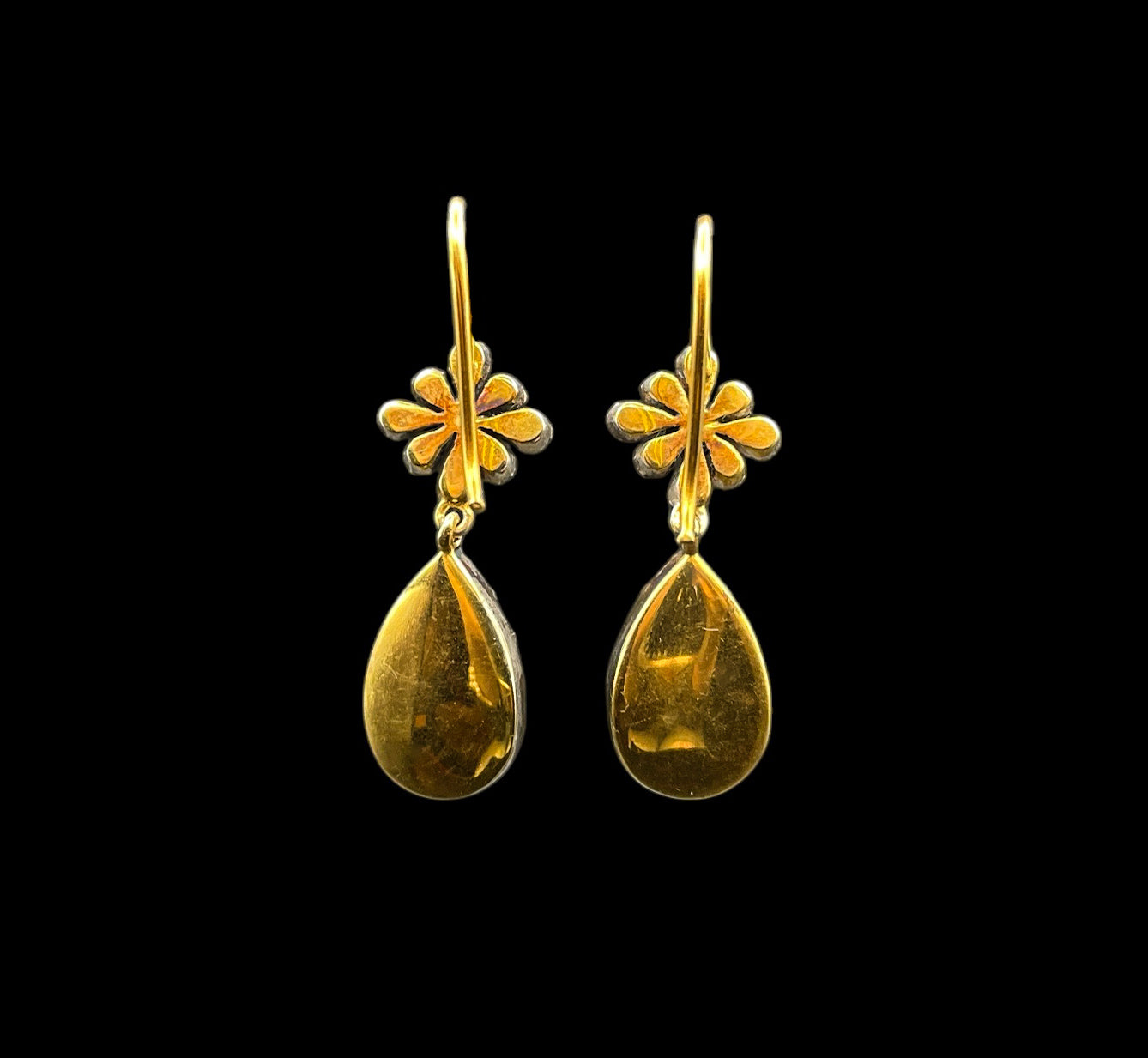 Garnet and Diamond Drops