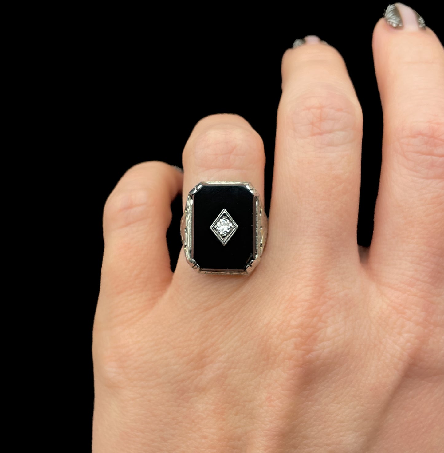 Art Deco Dinner Ring