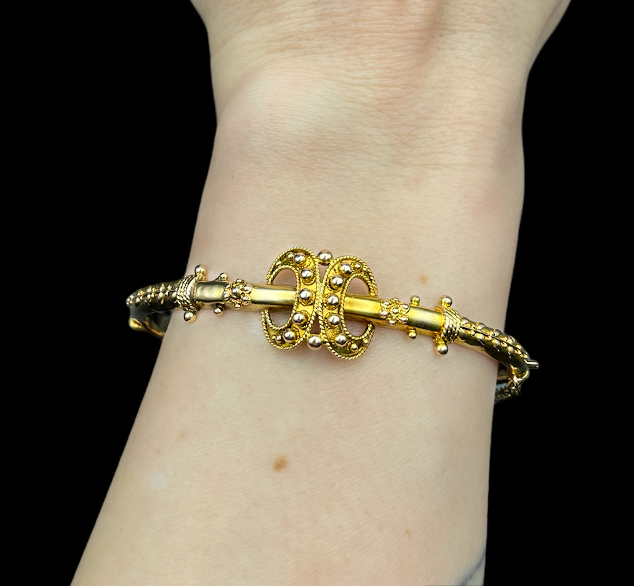 Victorian Hinged Bangle