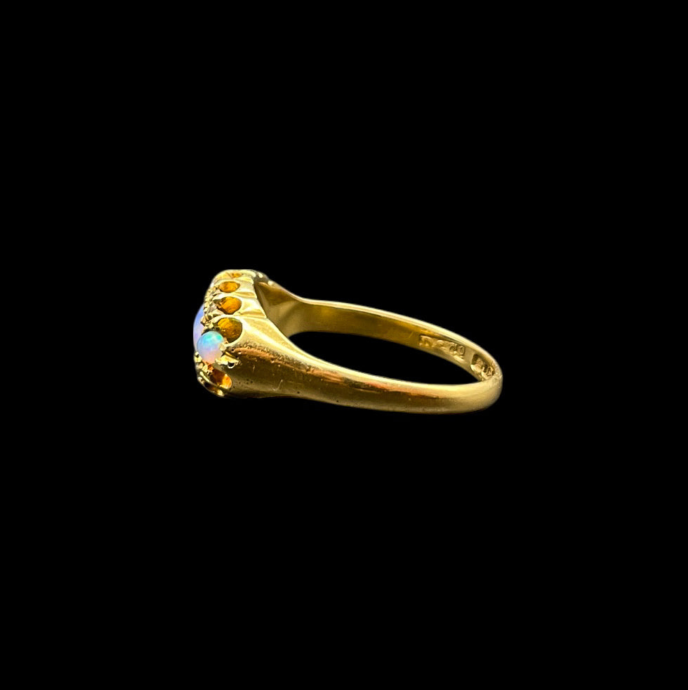 Opal and Diamond Ring