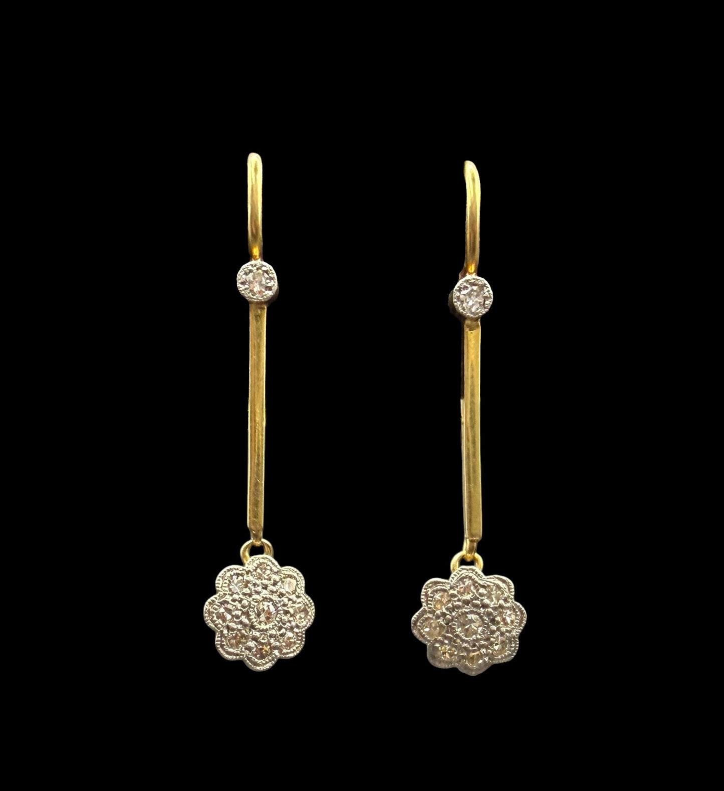 Diamond Flower Drops