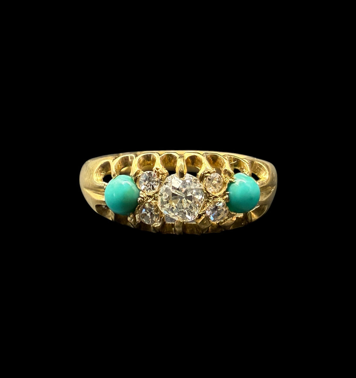 Edwardian Sparkler Ring