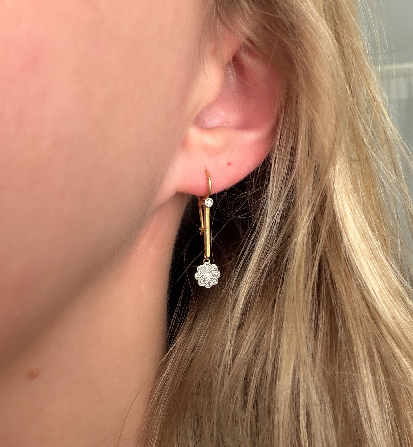 Diamond Flower Drops