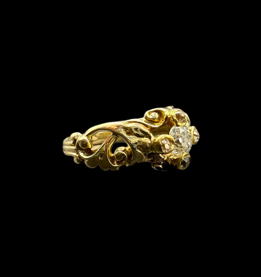 Diamonds on the Vine Ring