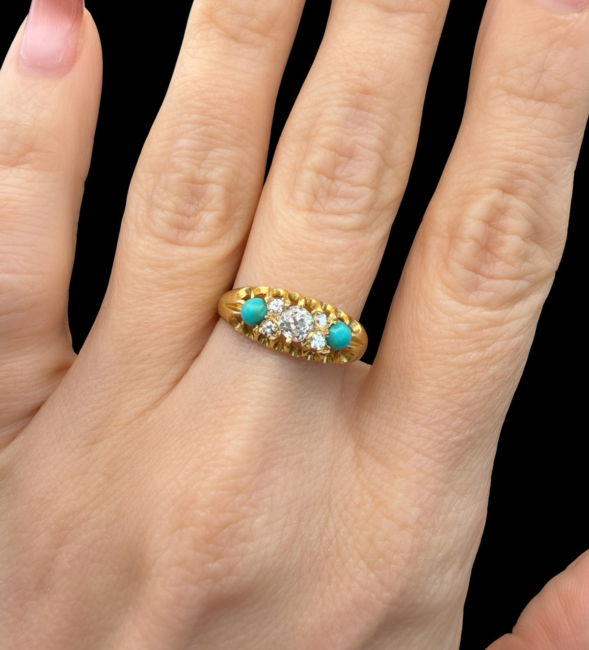 Edwardian Sparkler Ring
