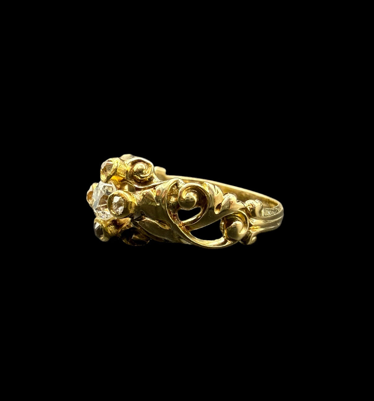 Diamonds on the Vine Ring