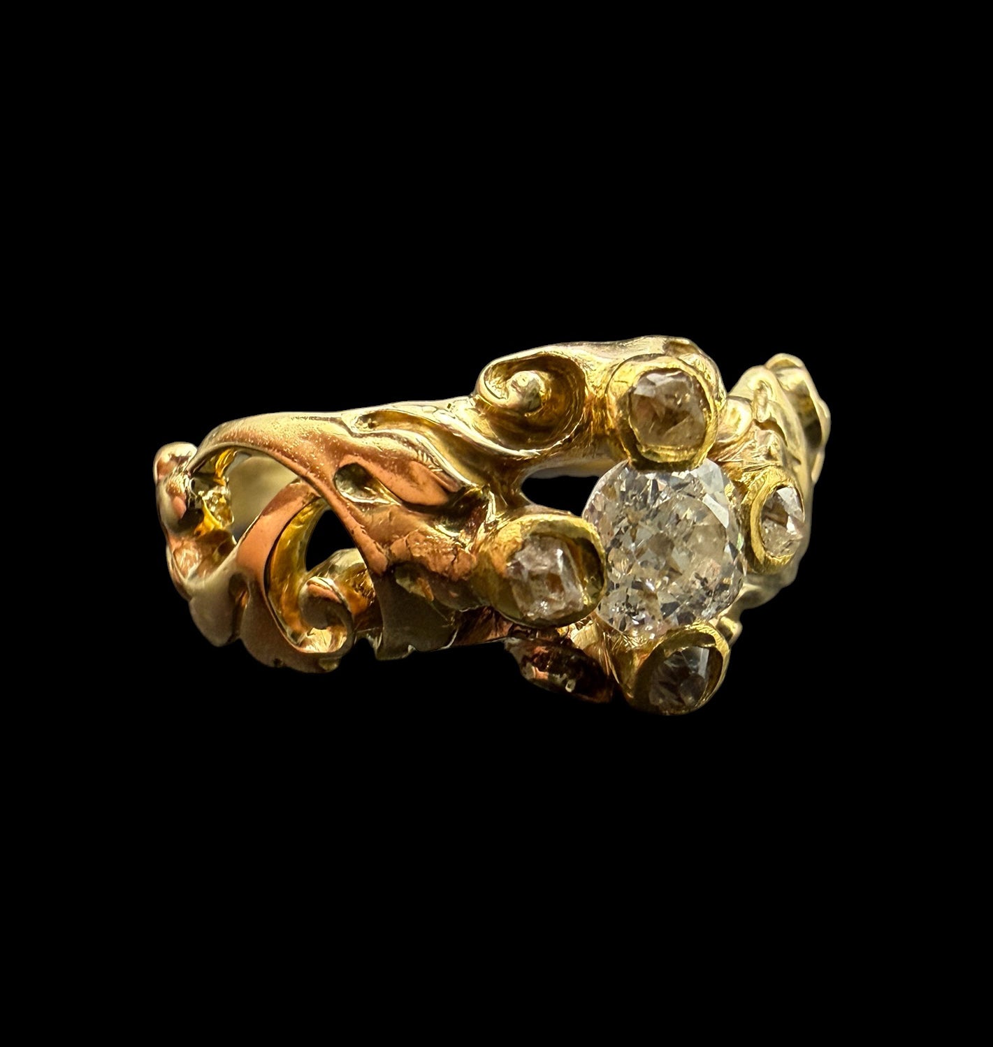 Diamonds on the Vine Ring