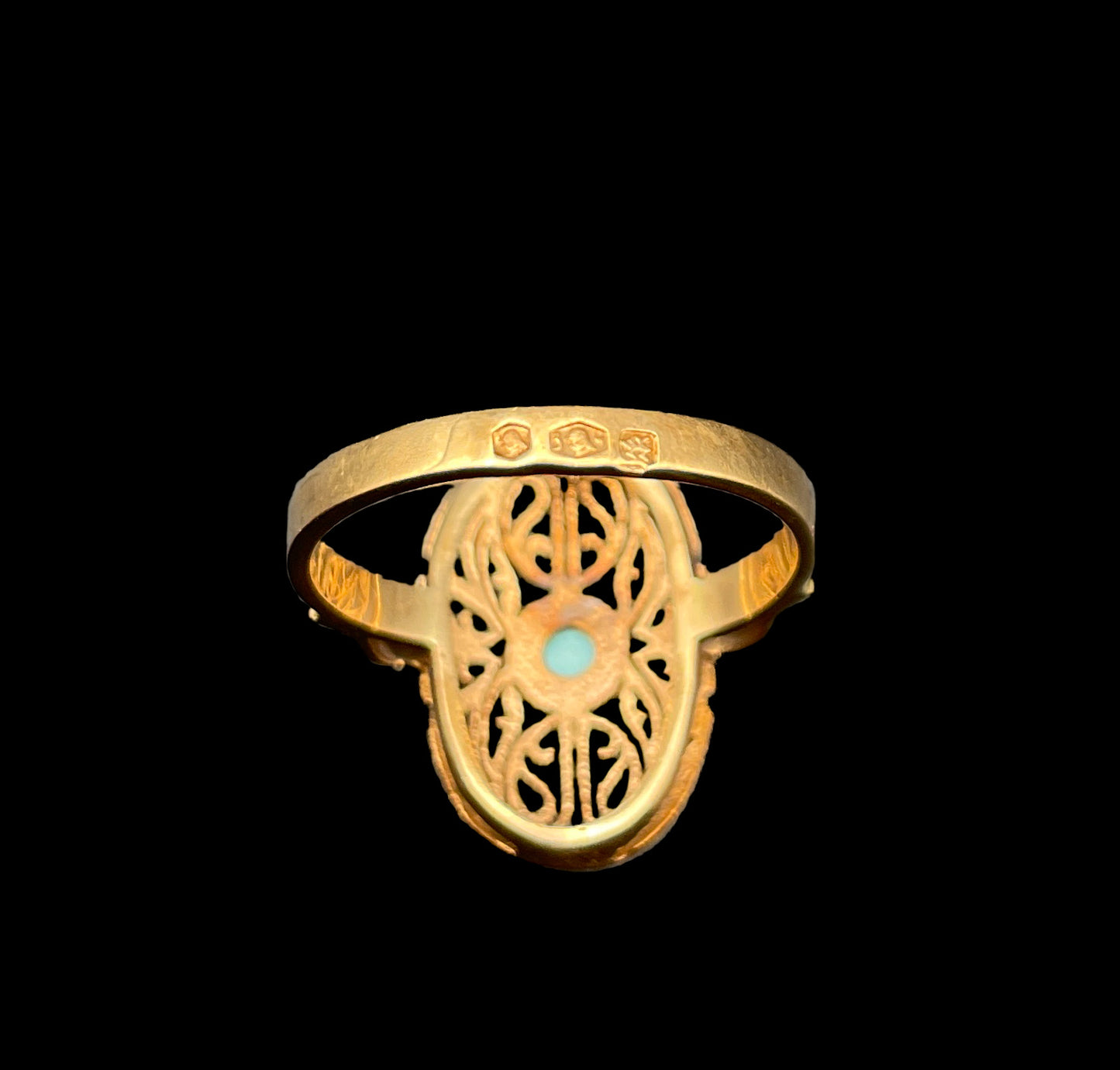 Turquoise Filigree Ring