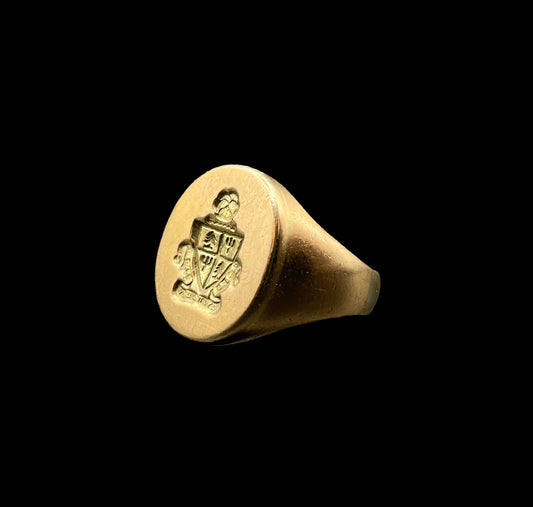 Crest Signet Ring