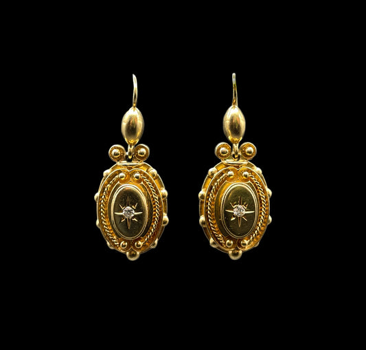 Reproduction Etruscan Revival Earrings