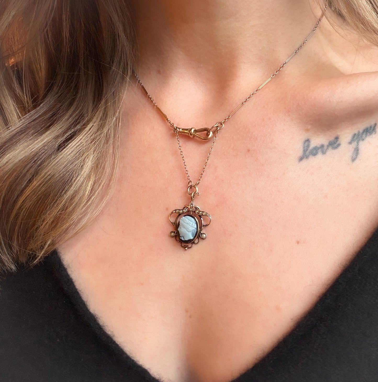 Victorian Cameo Pendant