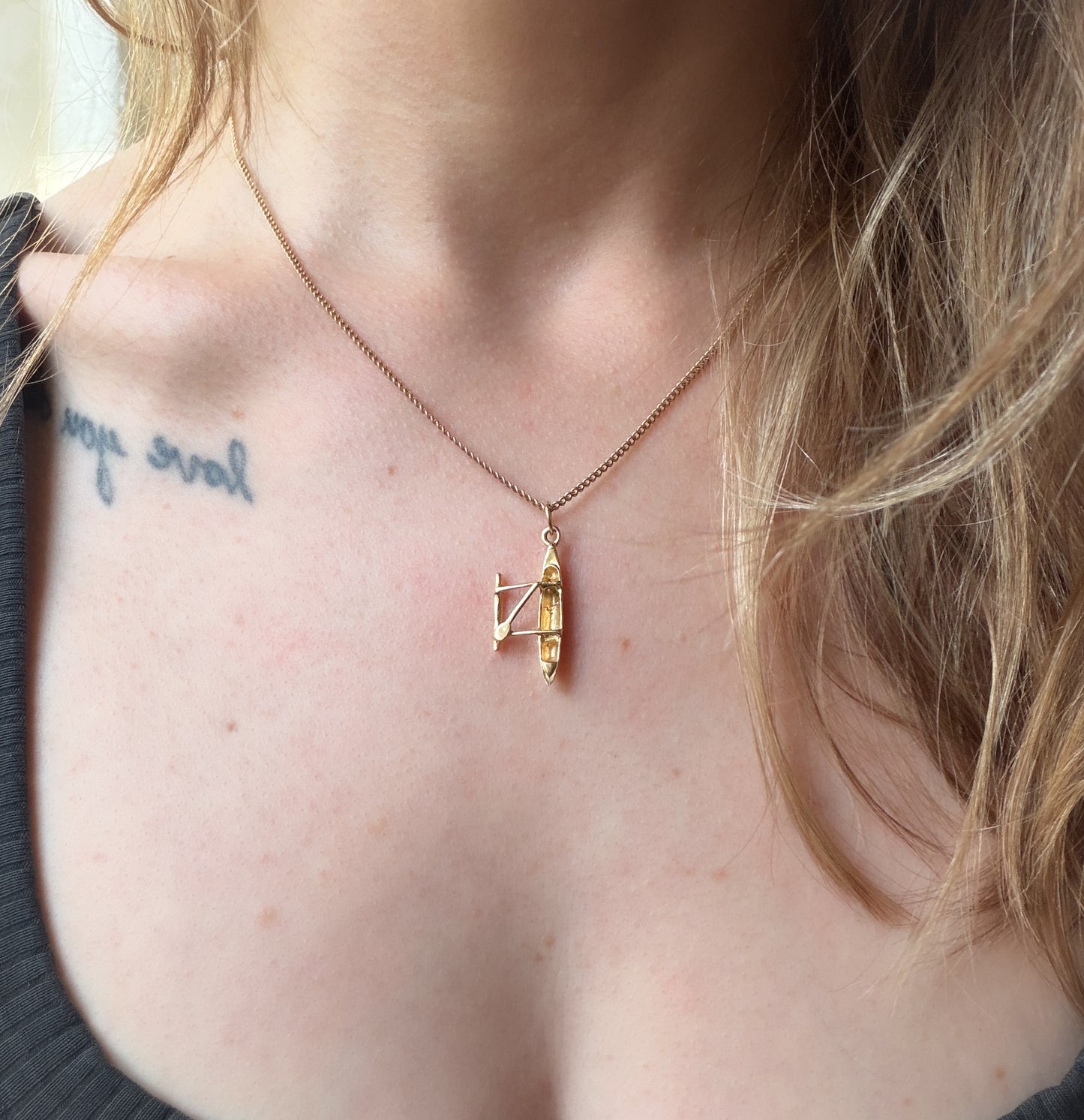 Outrigger Canoe Charm