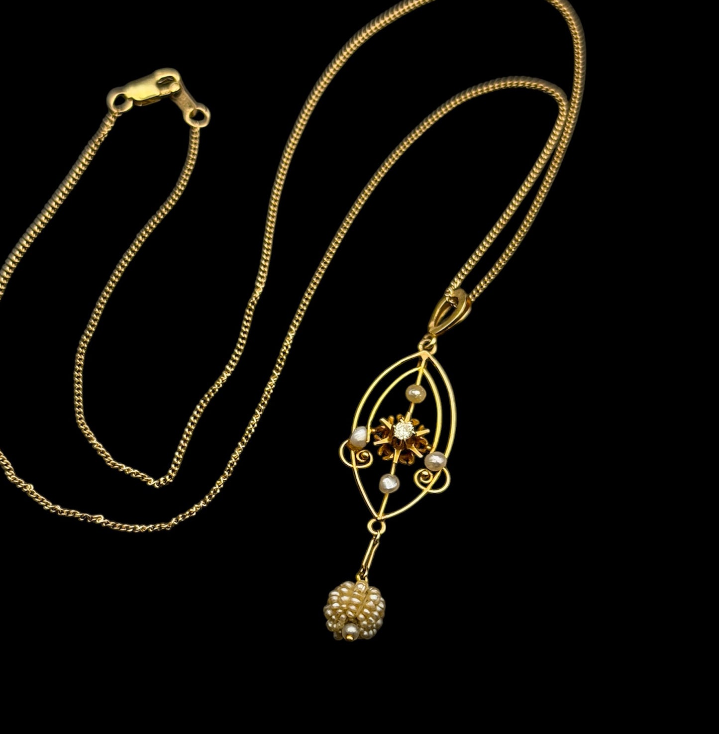 Snowflake Lavalier Necklace