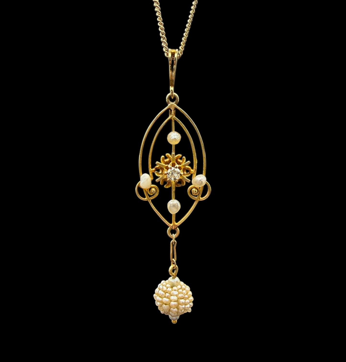 Snowflake Lavalier Necklace