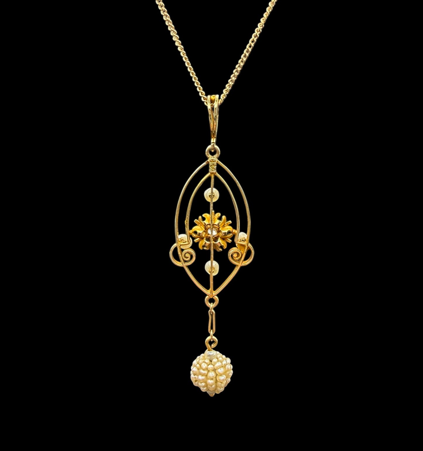 Snowflake Lavalier Necklace