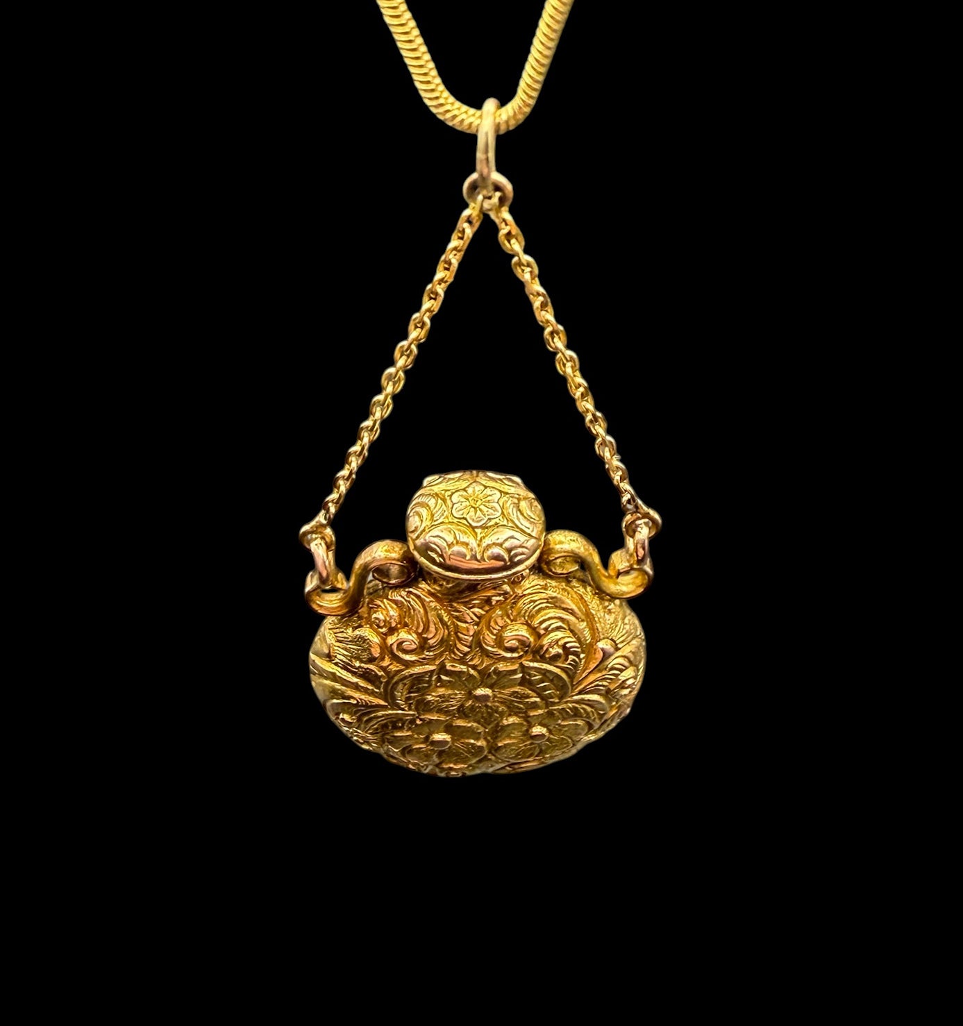 Victorian Perfume Bottle Pendant