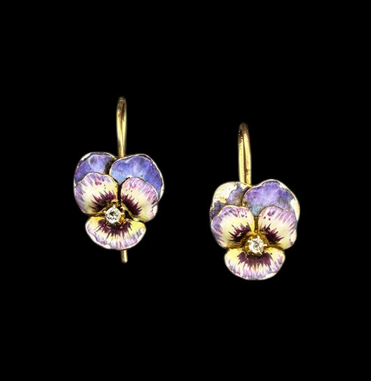 Prettiest Pansy Earrings