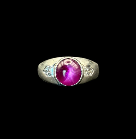Star Ruby Eclipse Ring