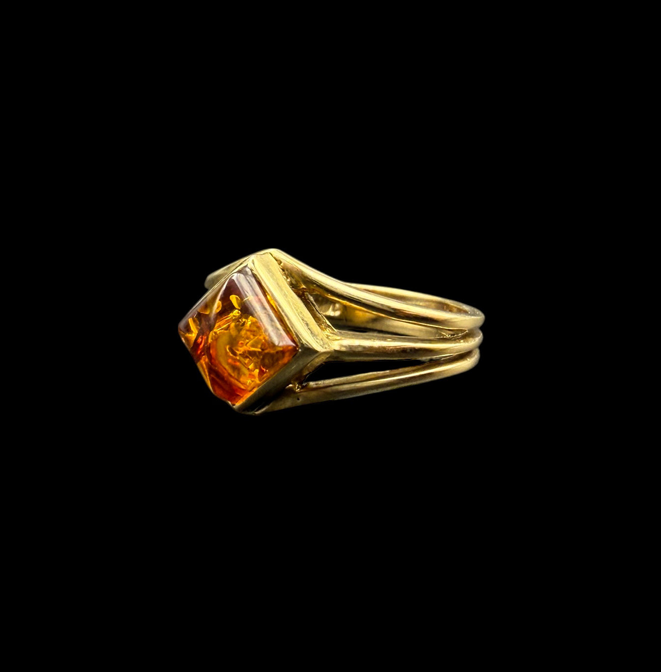 Amber Sun Ring