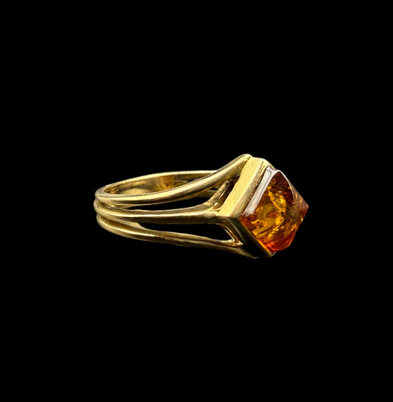Amber Sun Ring