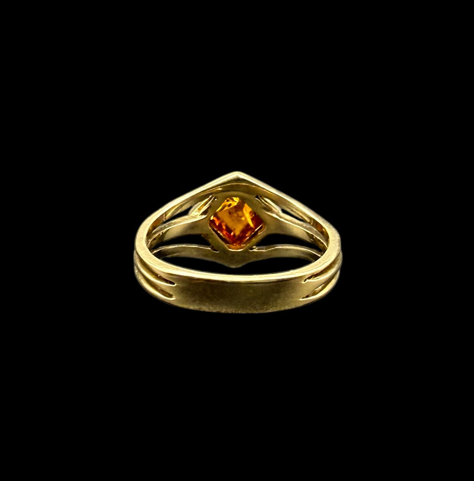 Amber Sun Ring