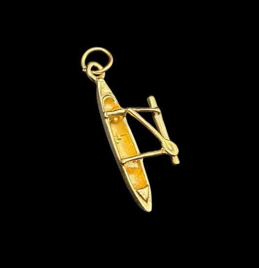 Outrigger Canoe Charm