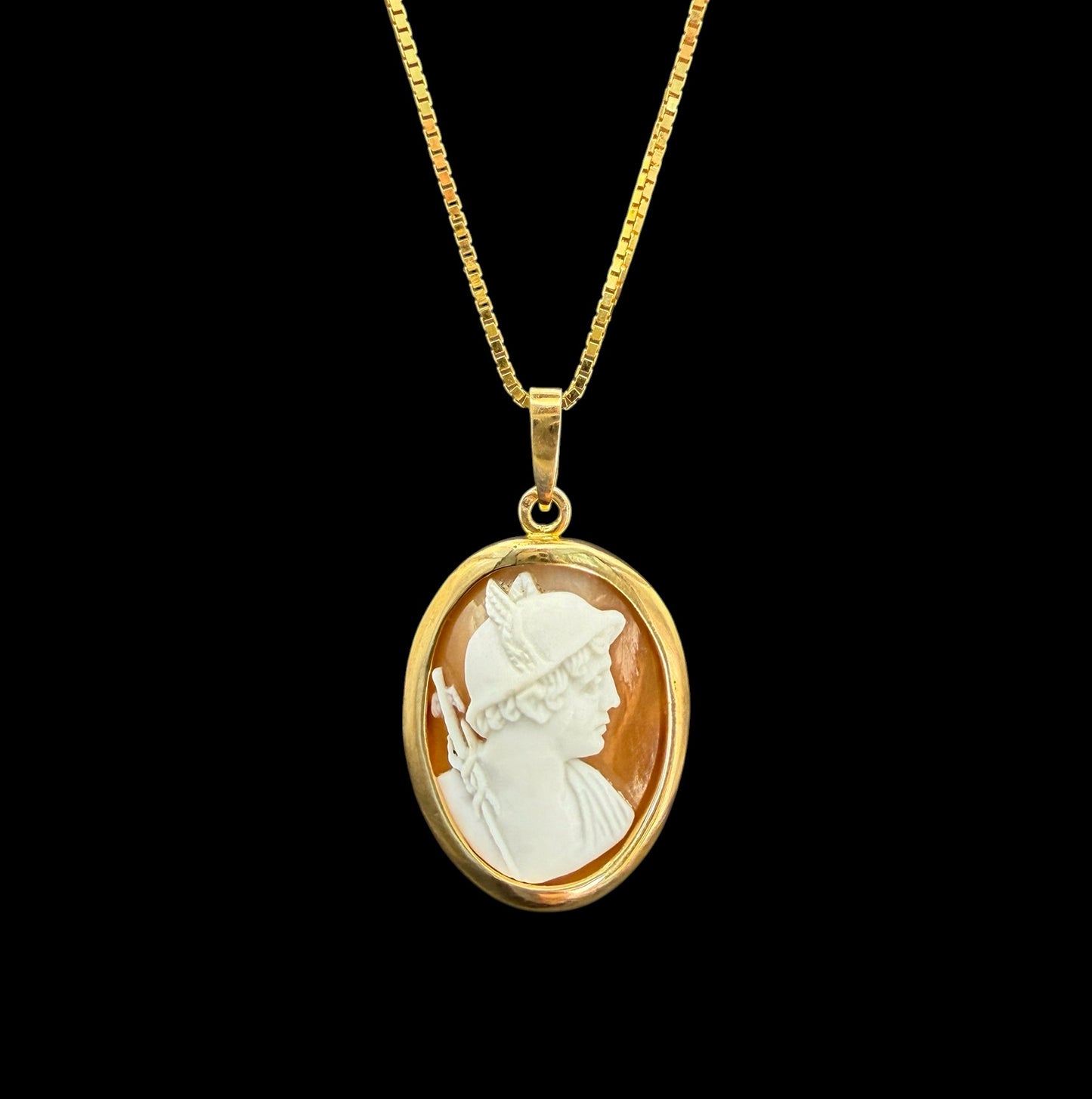 Divine Trickster Cameo Pendant