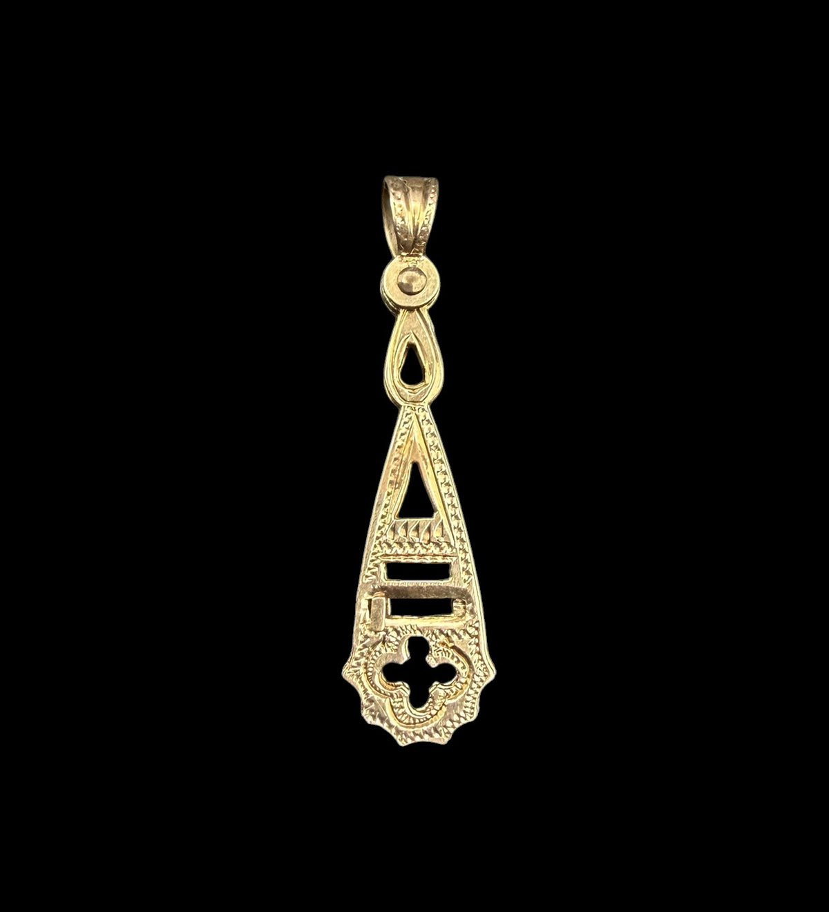 Victorian Fan Charm